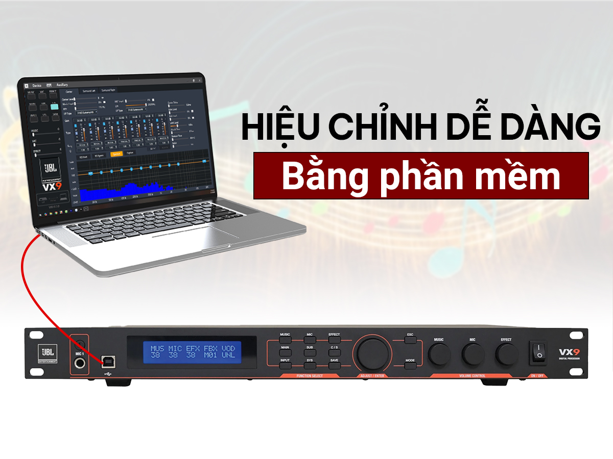 vang số JBL VX9