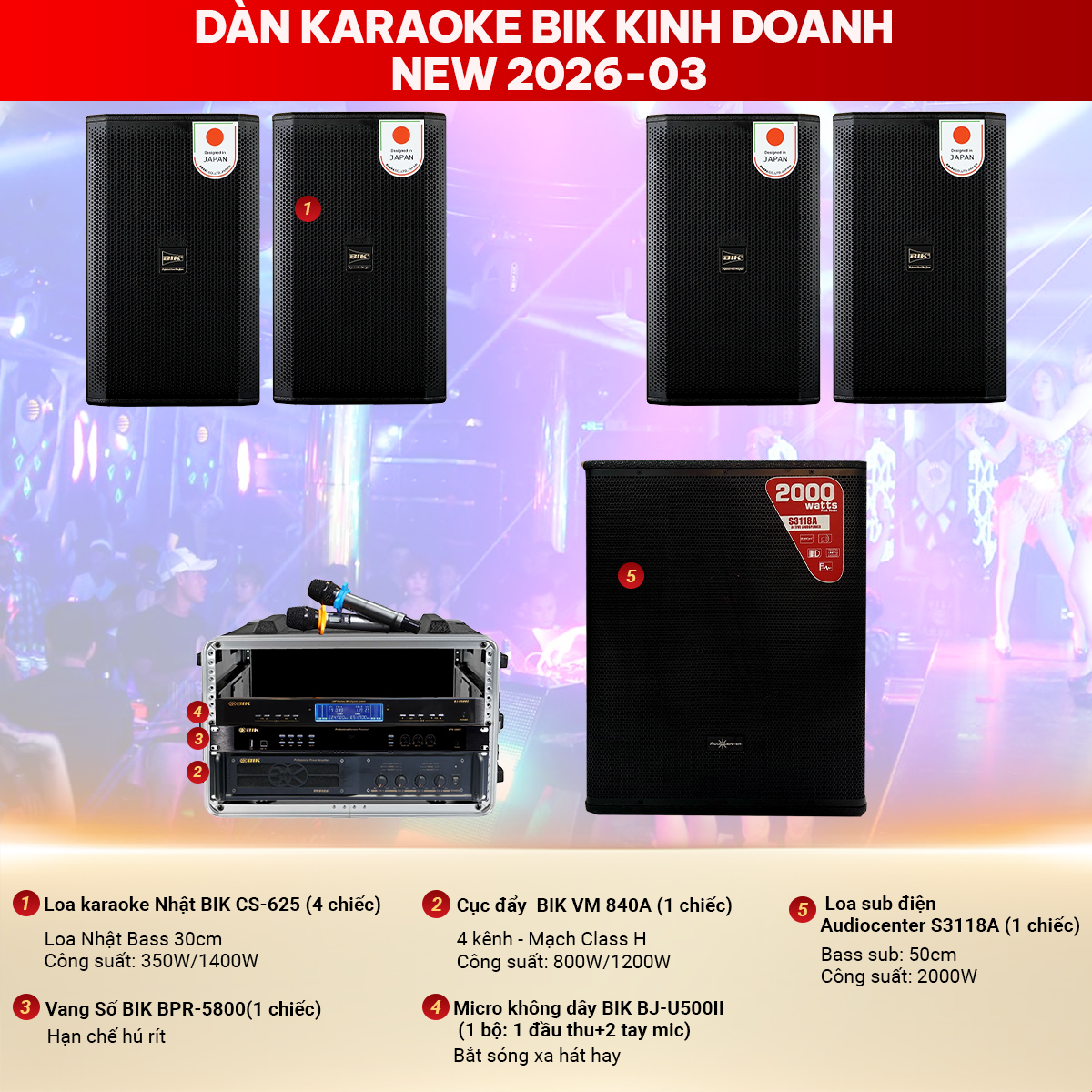 D&agrave;n karaoke BIK Kinh Doanh New 2026-03