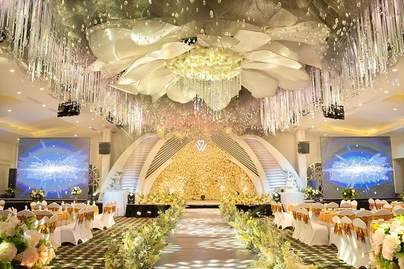 10 mẫu thiết kế trung tâm tiệc cưới đẹp