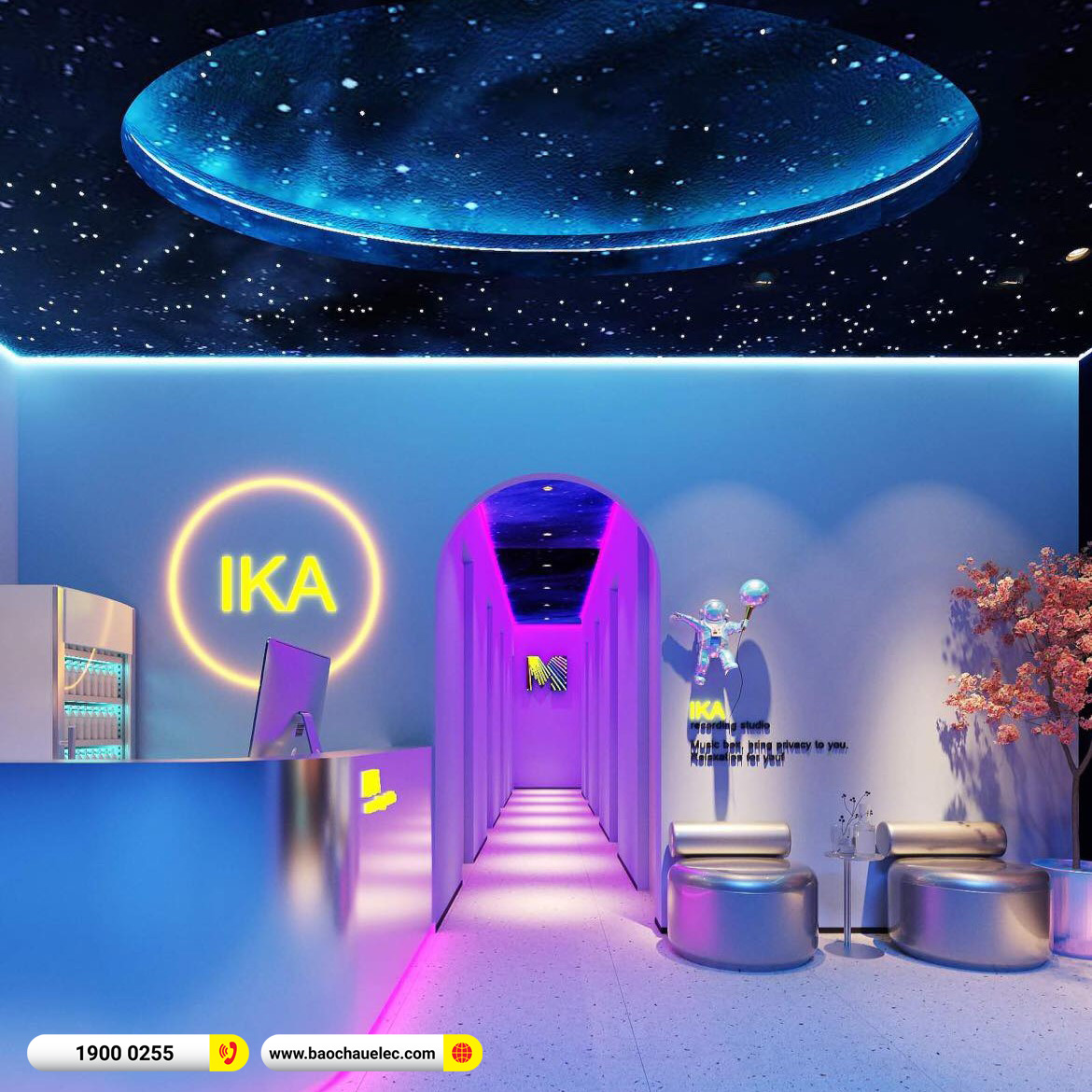 Lắp đặt 10 phòng karaoke box mini cho quán IKA Recording Studio tại Hà Nội 