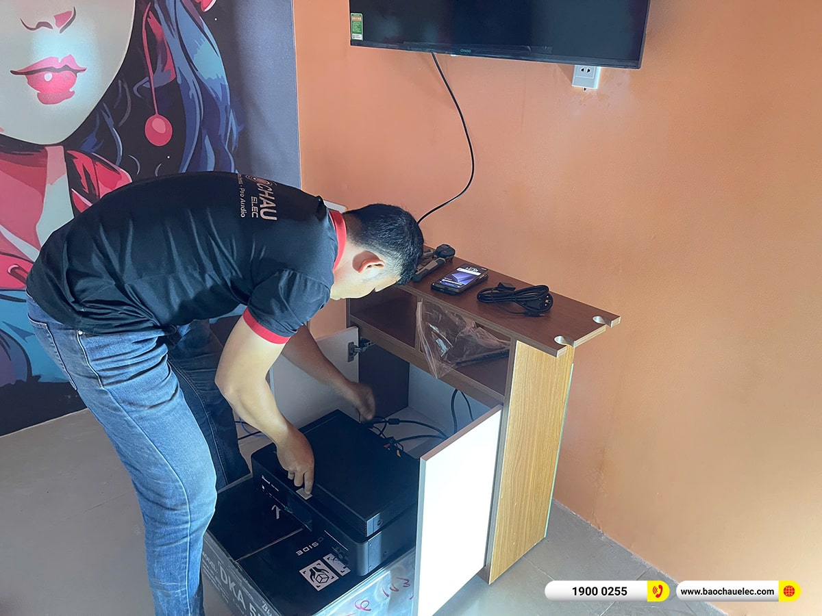 Lắp đặt 10 phòng karaoke box mini cho quán Lucky Music Box tại Tiền Giang