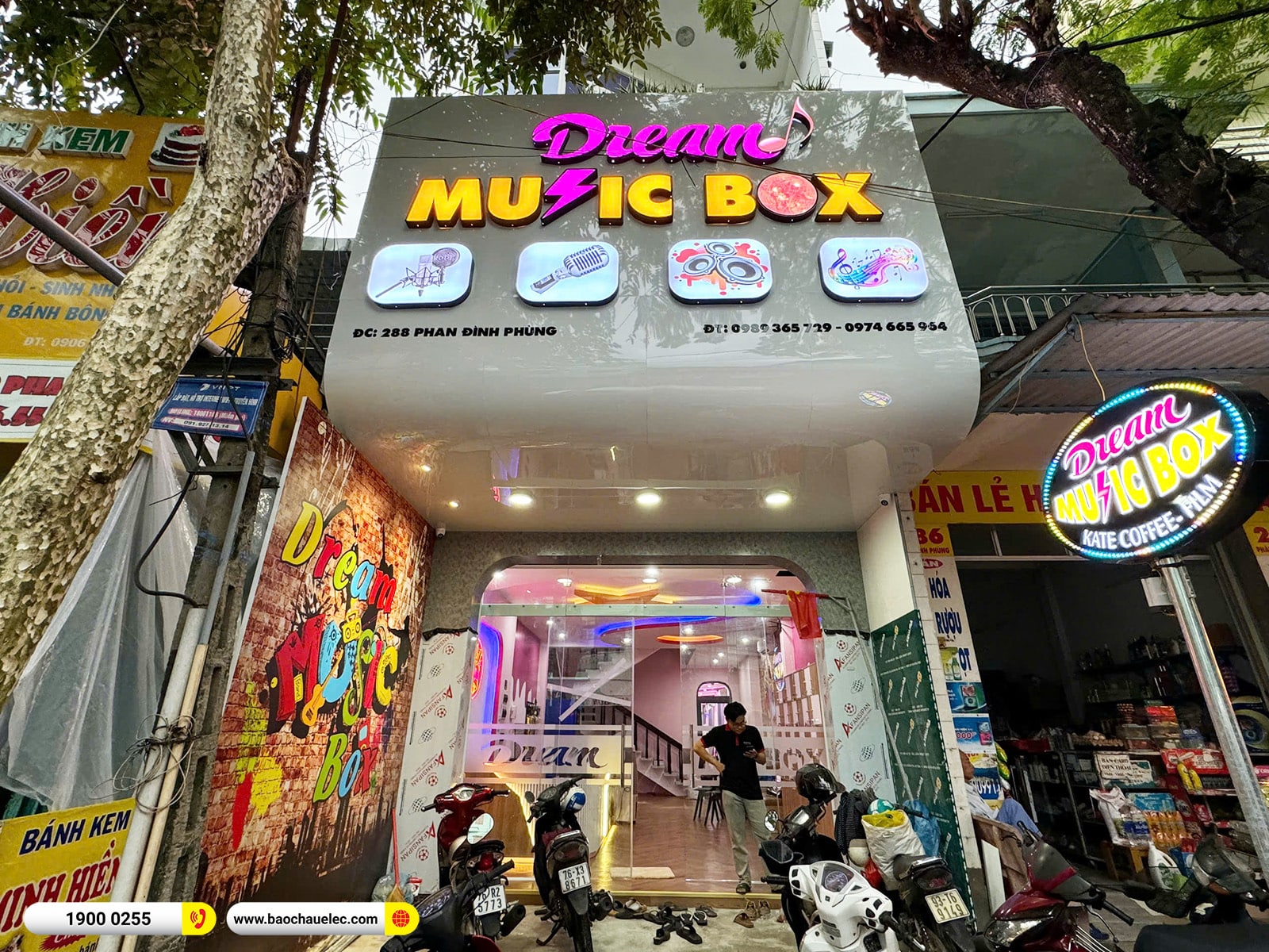 Lắp đặt 11 phòng karaoke box mini cho quán Dream Music Box tại Quảng Ngãi