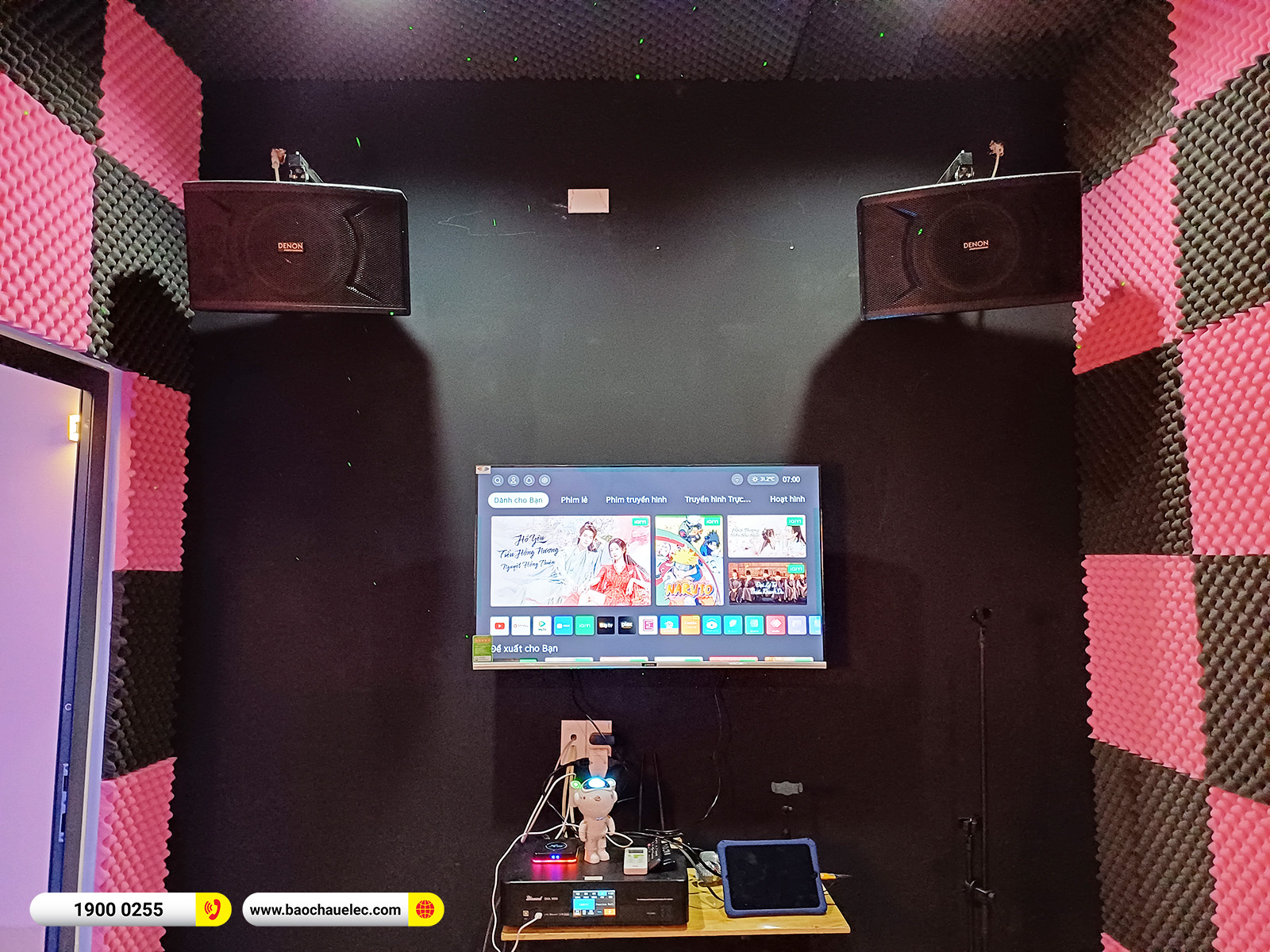 Lắp đặt 12 phòng karaoke box mini cho Quán Noore Box tại Đà Nẵng