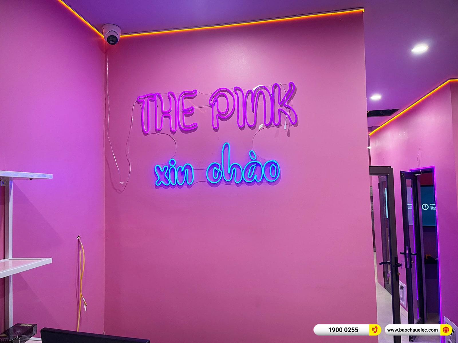 Lắp đặt 12 phòng karaoke box mini cho quán The Pink tại Hà Nội