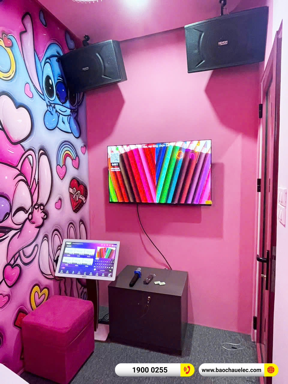 16 phòng karaoke box mini cho quán White Entertaiment Music Center tại Hà Nội 