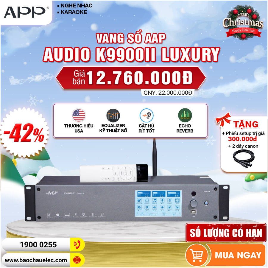 vang số aap audio k9900ii luxury
