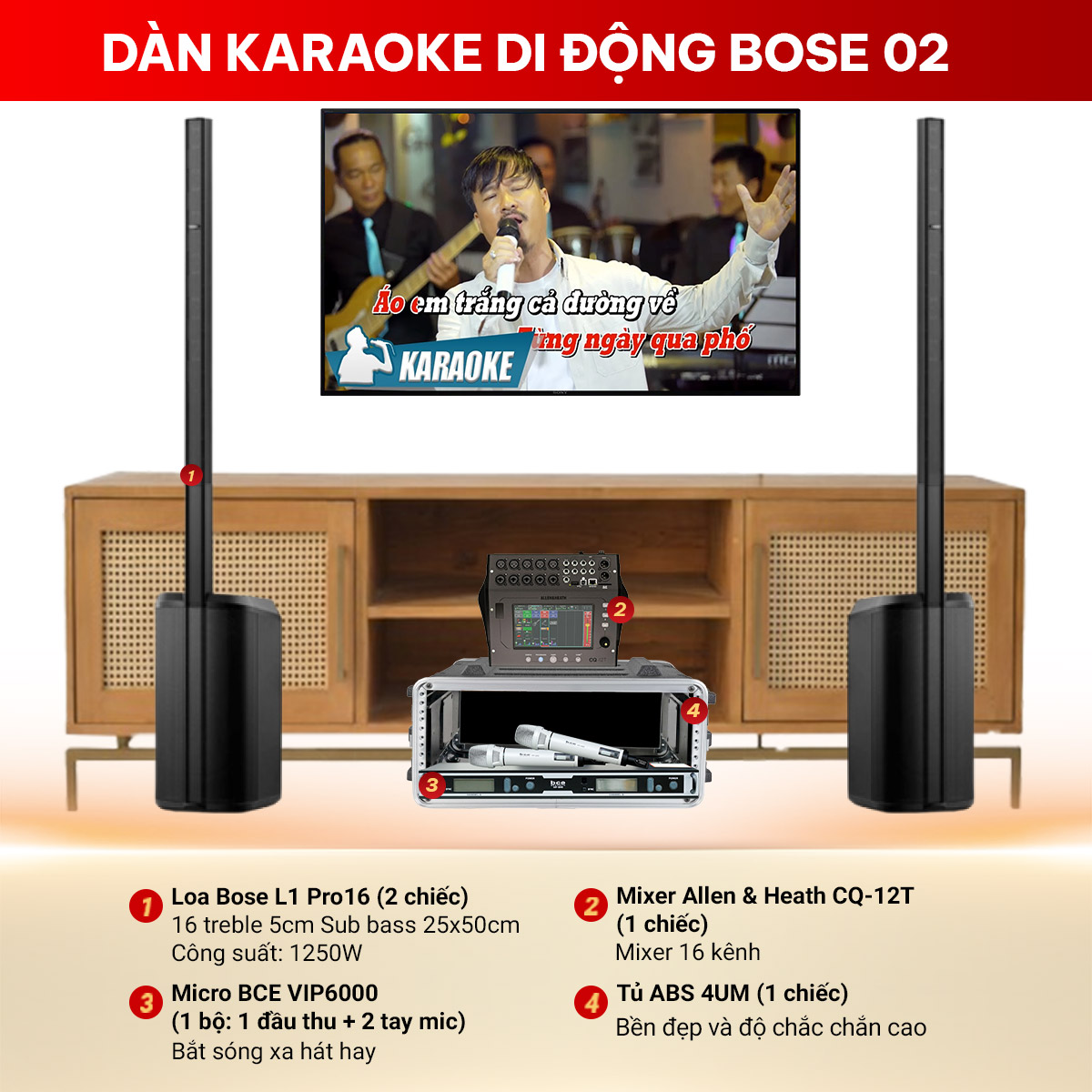 Dàn karaoke di động Bose 02