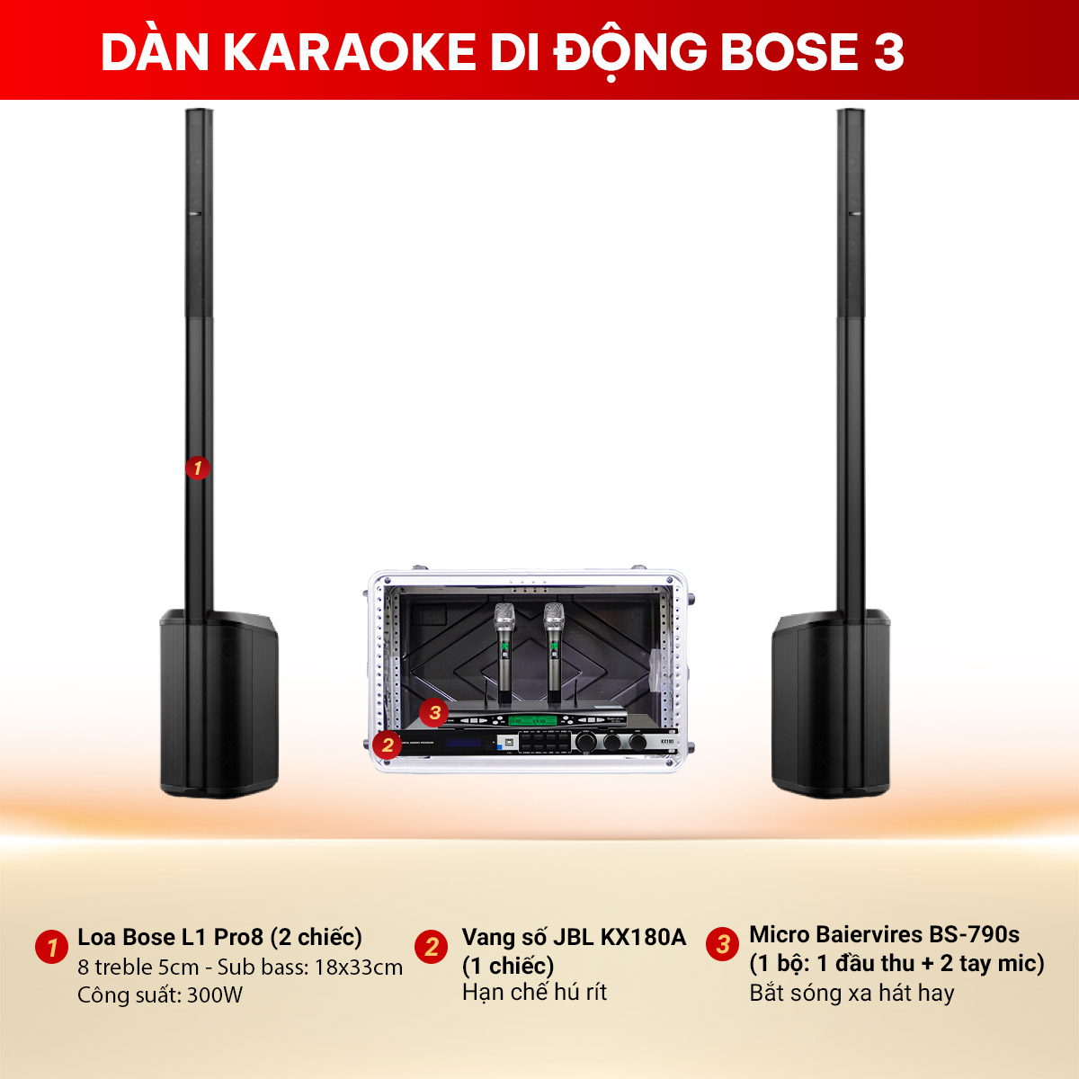 Dàn karaoke di động Bose 03