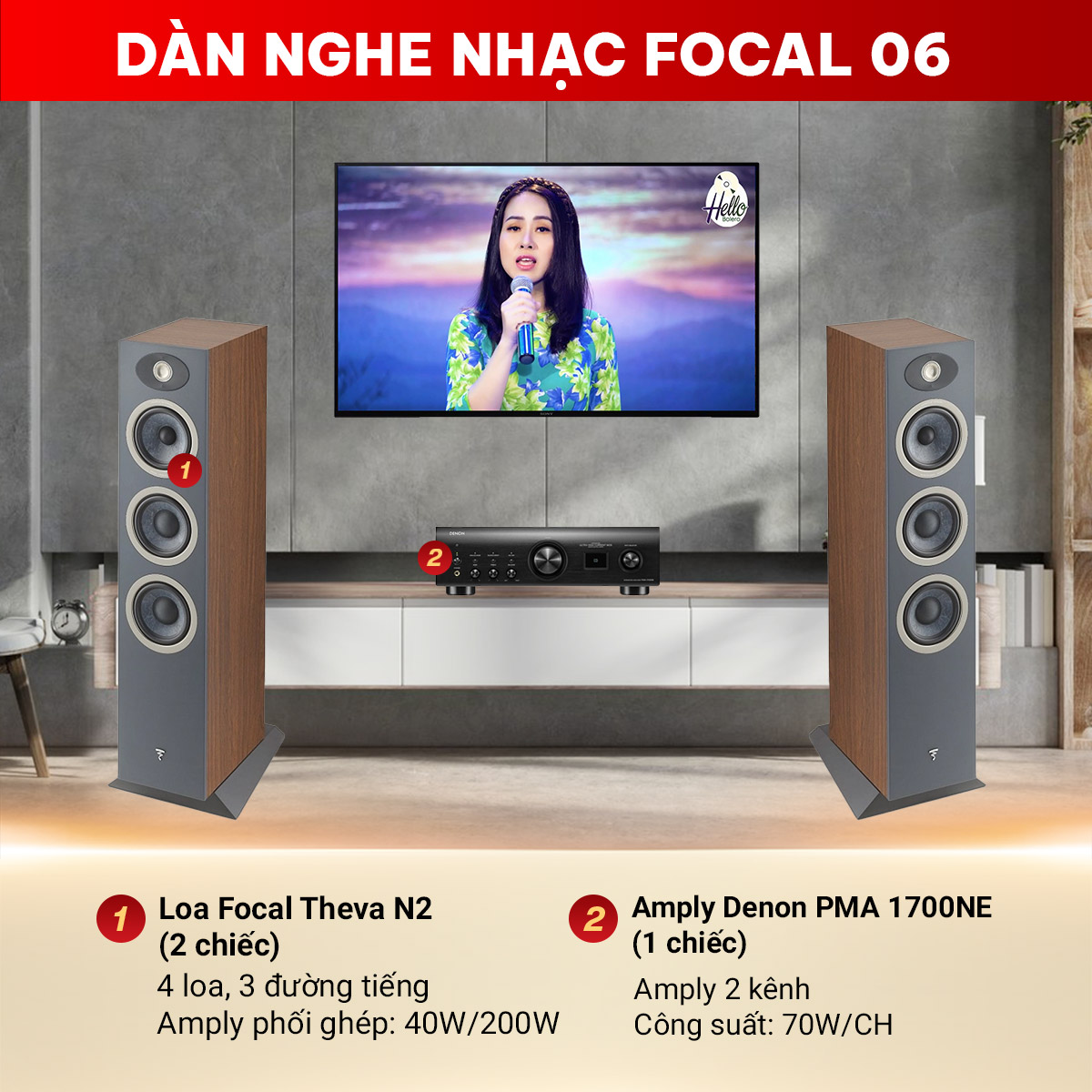 D&agrave;n nghe nhạc Focal 06