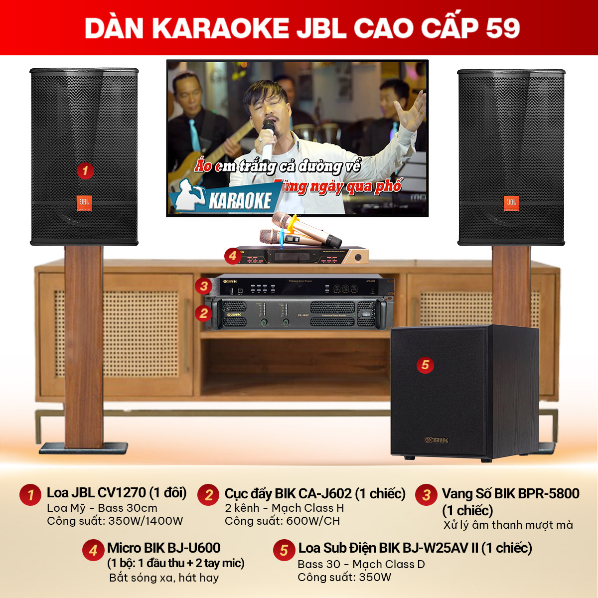 Dàn karaoke JBL cao cấp 59
