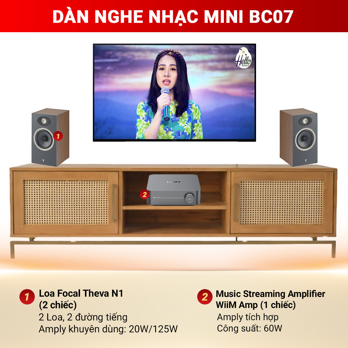 Dàn nghe nhạc mini BC07