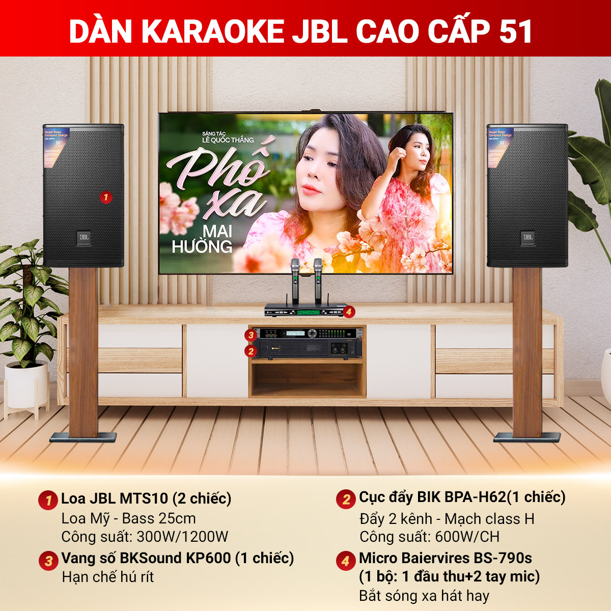 Dàn karaoke JBL cao cấp 51