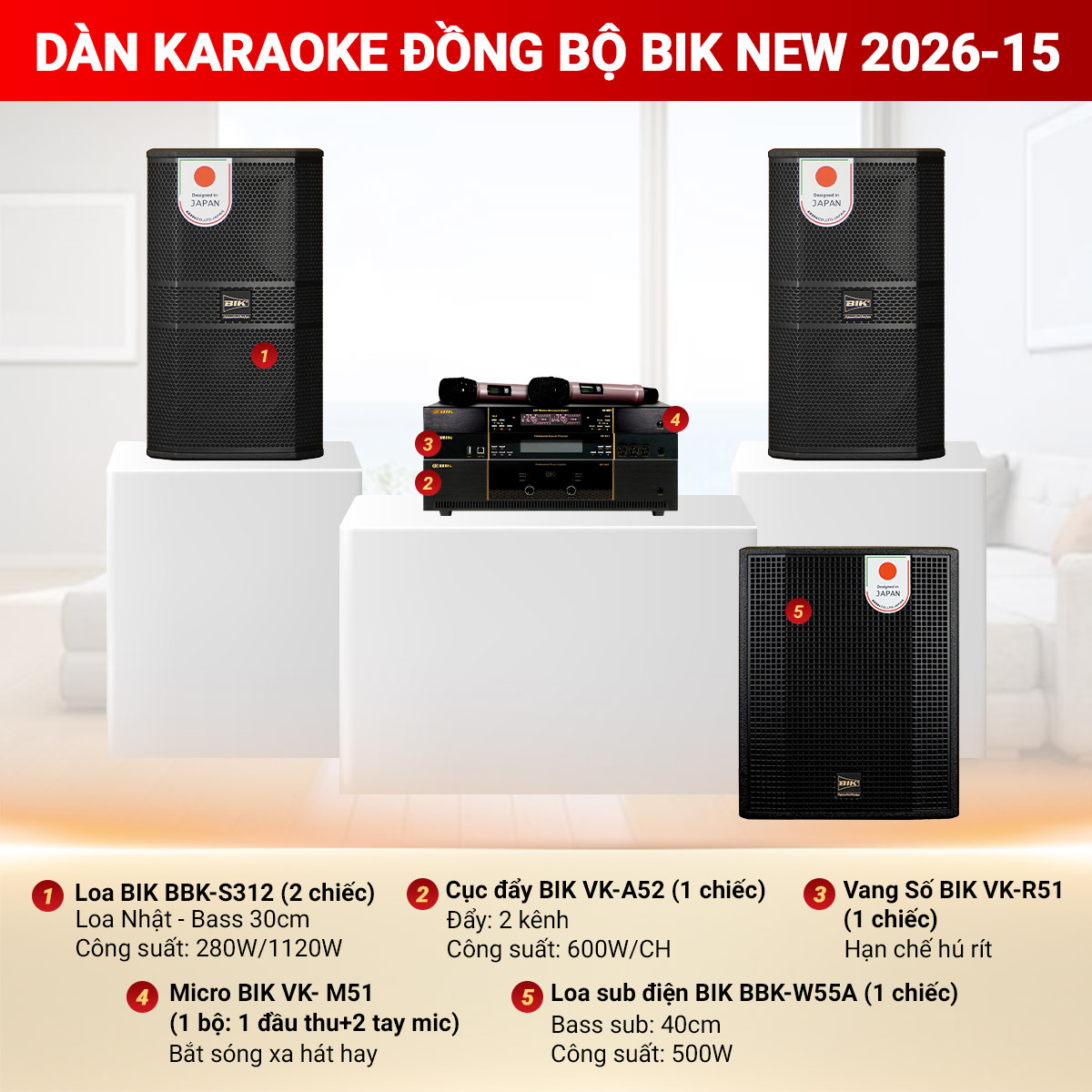 D&agrave;n karaoke đồng bộ BIK New 2026 - 15