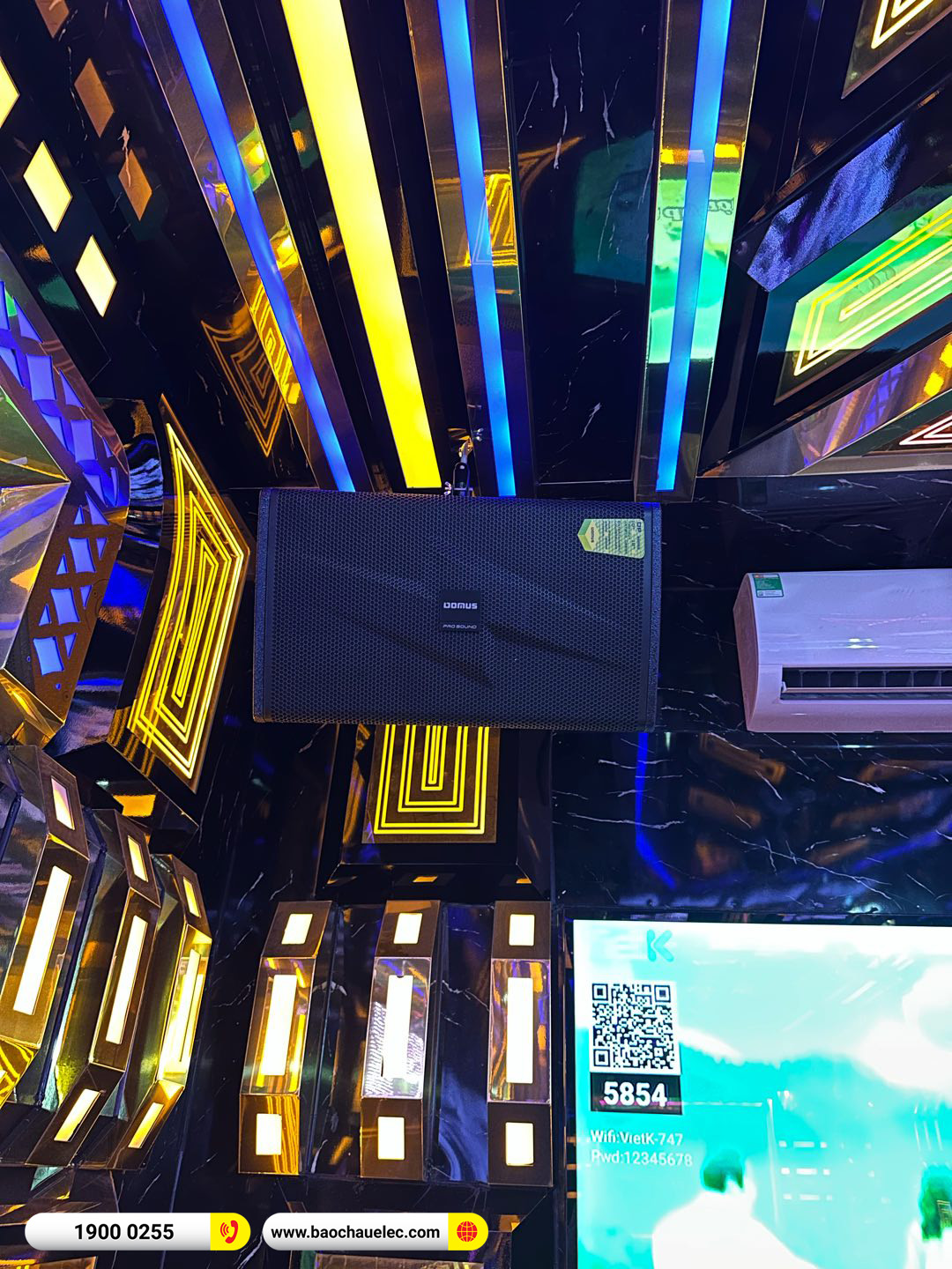 Lắp đặt phòng hát kinh doanh Domus hơn 90tr cho anh Hùng tại Phú Thọ