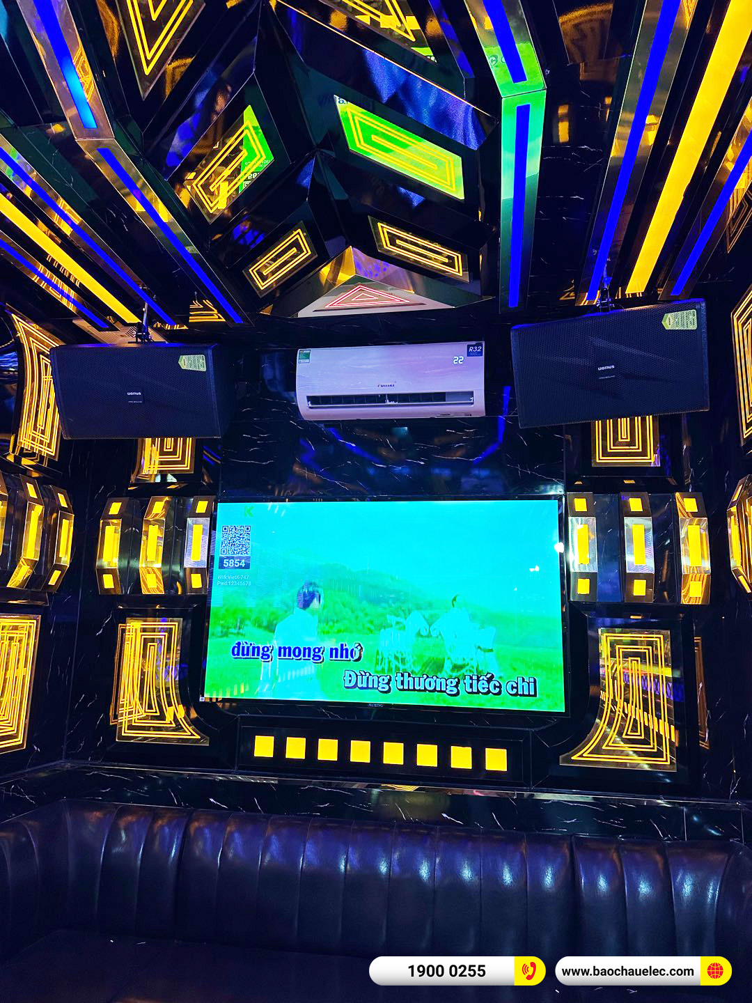 Lắp đặt phòng hát kinh doanh Domus hơn 90tr cho anh Hùng tại Phú Thọ