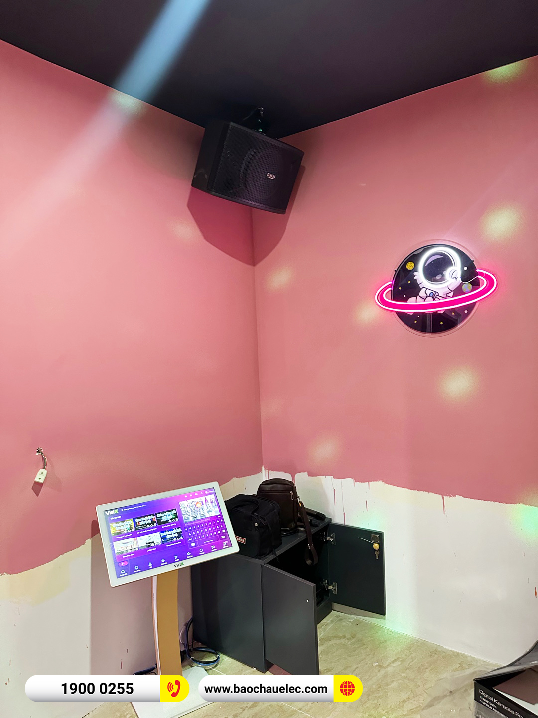 Lắp đặt 5 phòng karaoke box mini cho anh Tráng tại Hà Nội 