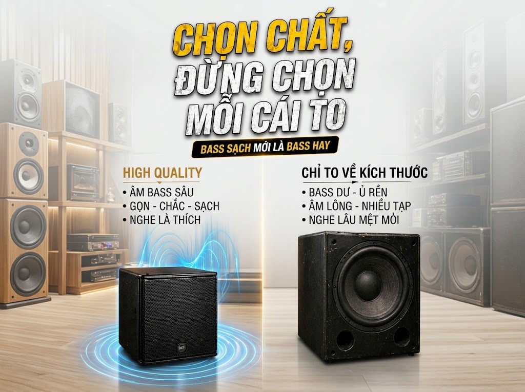 6 b&iacute; k&iacute;p v&agrave;ng lựa chọn loa sub karaoke kh&ocirc;ng &ugrave;, kh&ocirc;ng ph&iacute; tiền
