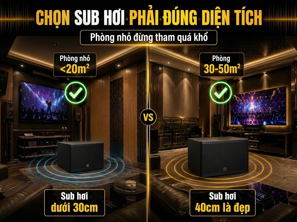 6 b&iacute; k&iacute;p v&agrave;ng lựa chọn loa sub karaoke kh&ocirc;ng &ugrave;, kh&ocirc;ng ph&iacute; tiền