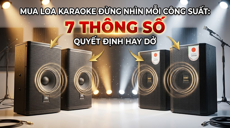 7 th&ocirc;ng số quyết định loa hay dở