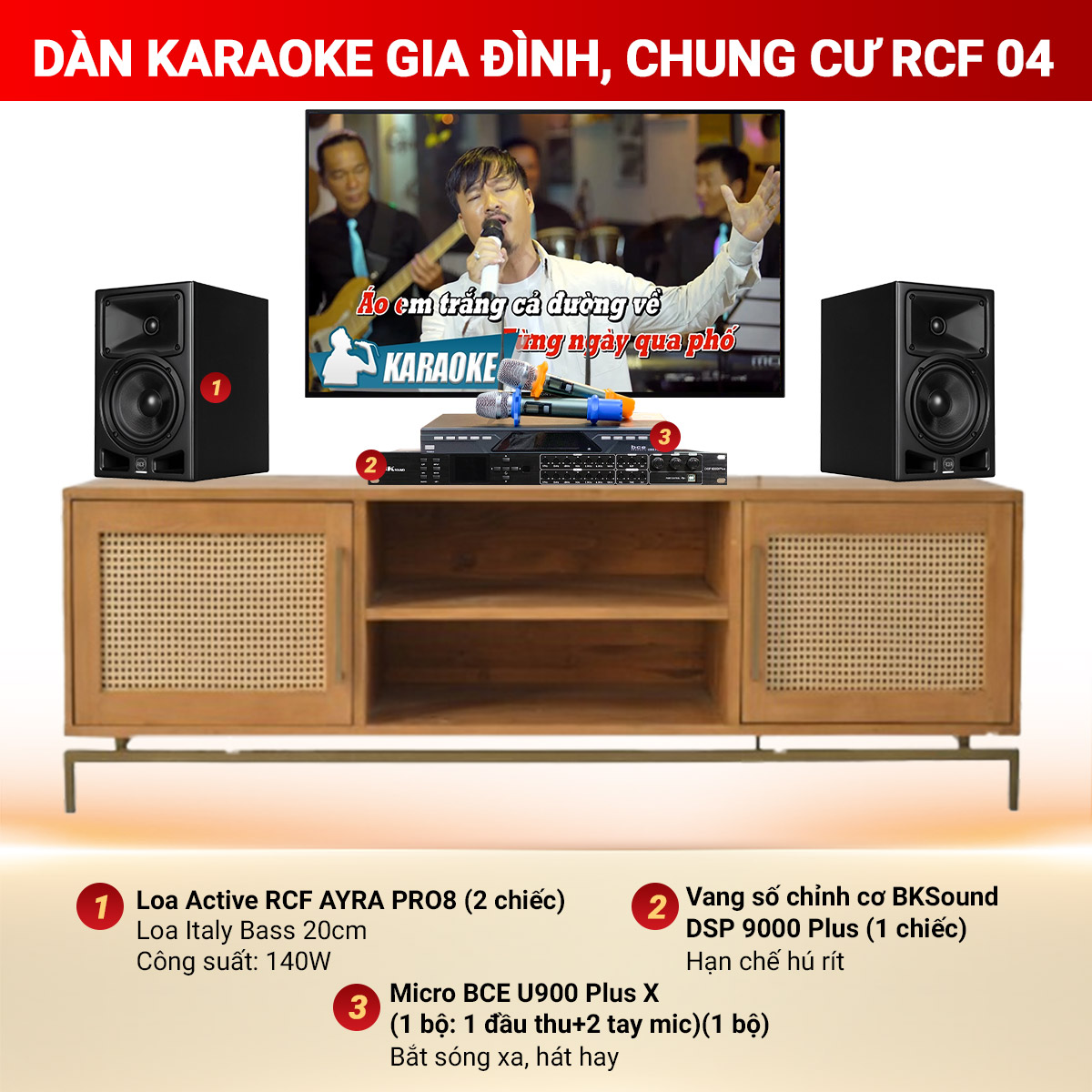 Dàn Karaoke Gia Đình, Chung Cư RCF 04