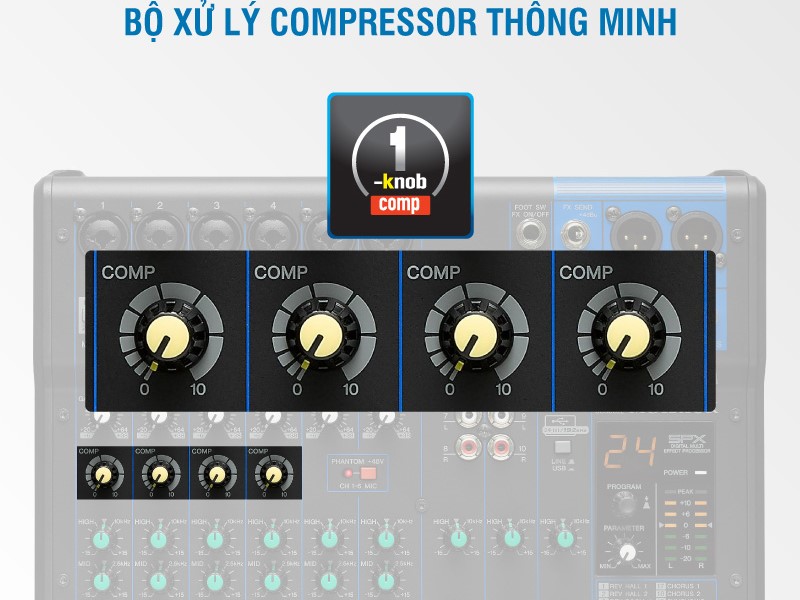 Bàn Mixer Yamaha MG12