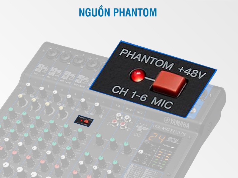 Bàn Mixer Yamaha MG12