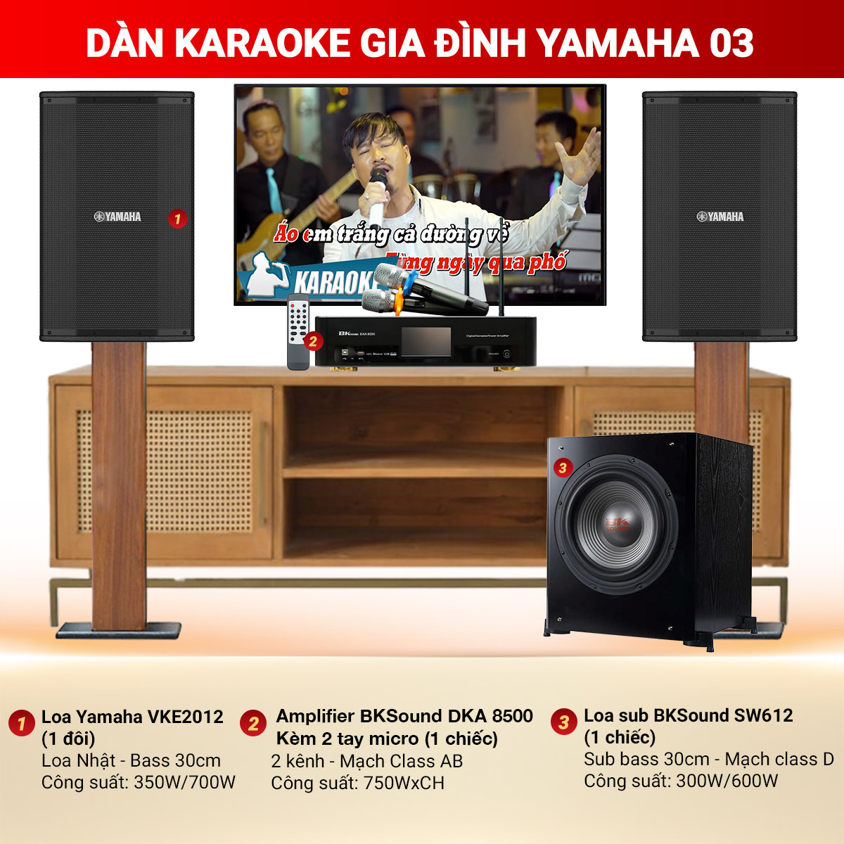 dàn karaoke gia đình Yamaha 03