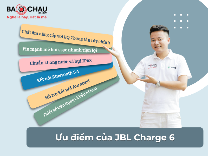 Đánh giá loa Loa JBL Charge 6 mới nhất năm 2025!