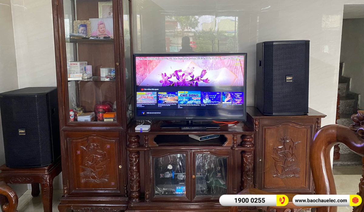 Lắp đặt dàn karaoke BIK hơn 27tr cho chú Minh tại Hải Phòng