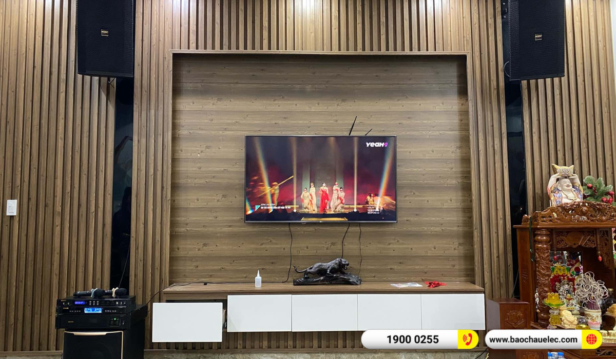 Lắp đặt dàn karaoke BIK hơn 52tr cho chị Dung tại Hải Phòng