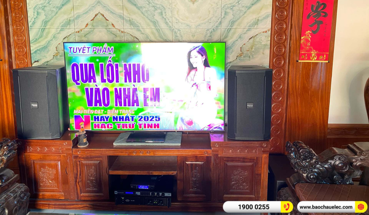 Lắp đặt dàn karaoke Denon hơn 58tr cho anh Cảng tại Hải Phòng