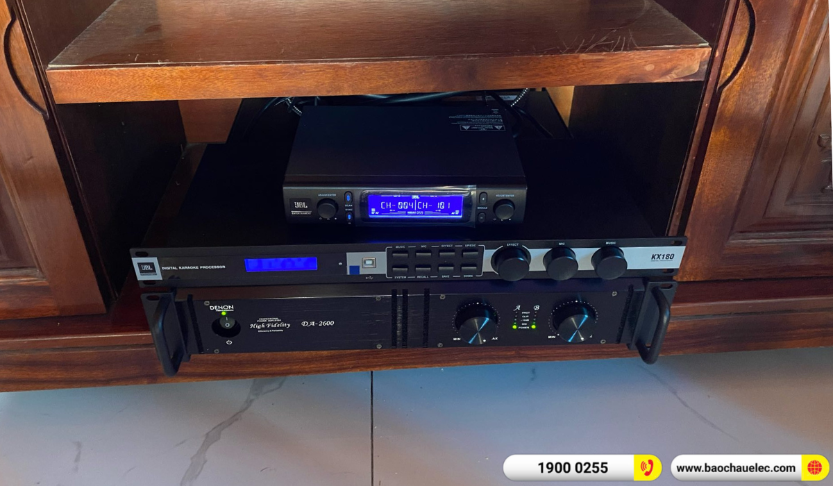 Lắp đặt dàn karaoke Denon hơn 58tr cho anh Cảng tại Hải Phòng