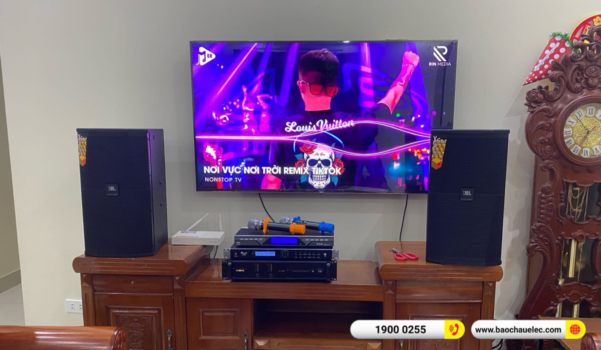 Lắp đặt hệ thống karaoke JBL hơn 42tr cho anh Dương tại Hải Phòng