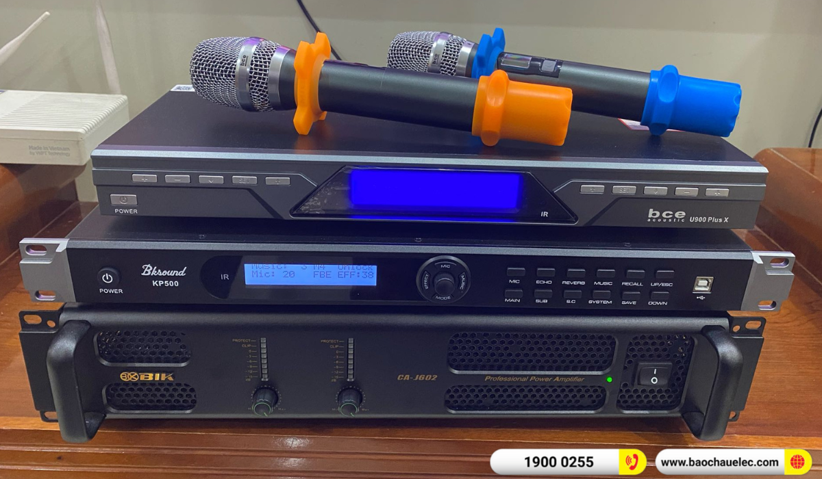 Lắp đặt hệ thống karaoke JBL hơn 42tr cho anh Dương tại Hải Phòng