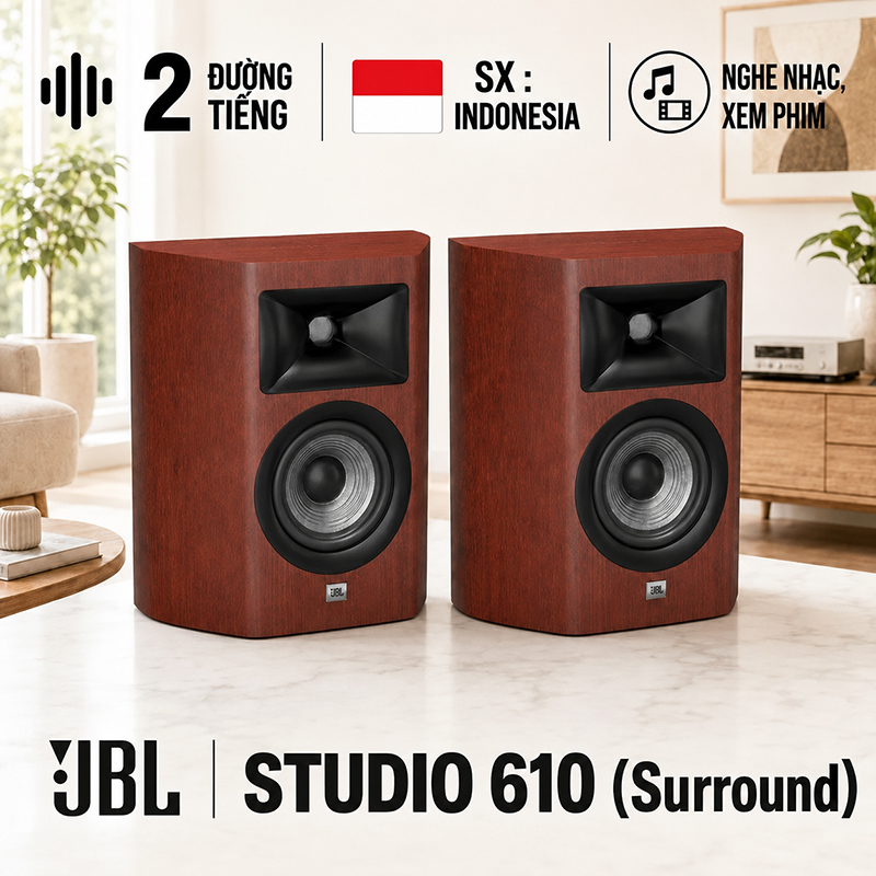 Loa JBL Studio 610 (Vân gỗ)