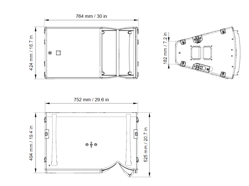 Loa array L-Acoustics A15 Wide