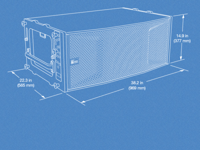Loa array Meyer Sound Panther