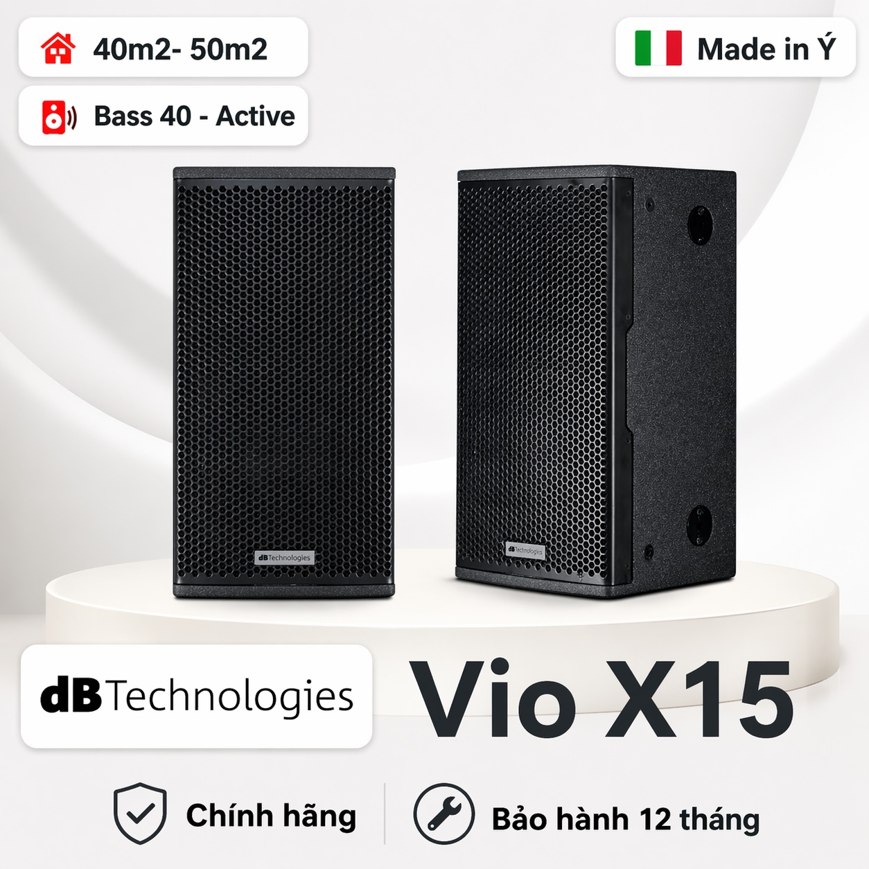 Loa DBTechnologies Vio X15 (Đen)