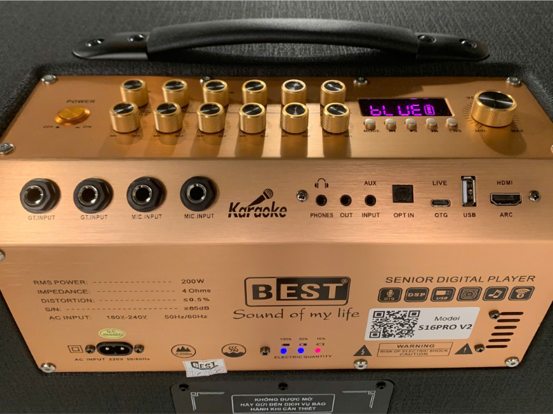 Loa xách tay BEST S16-V2