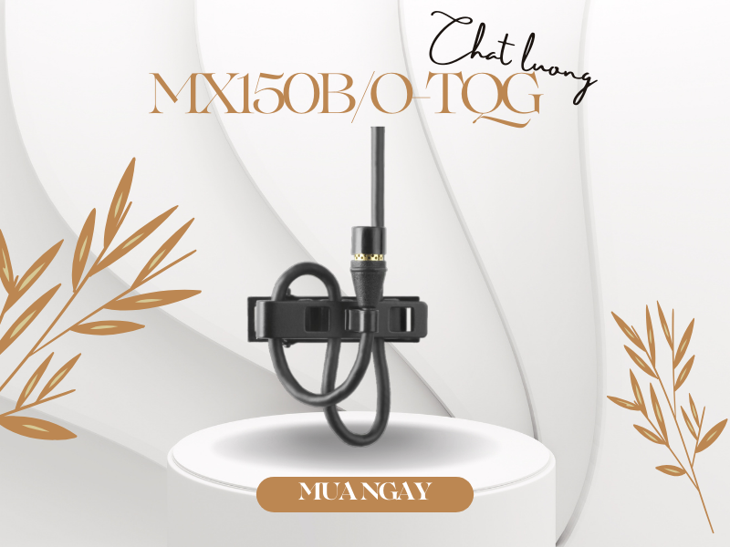 Micro cài áo Shure MX150B/O-TQG