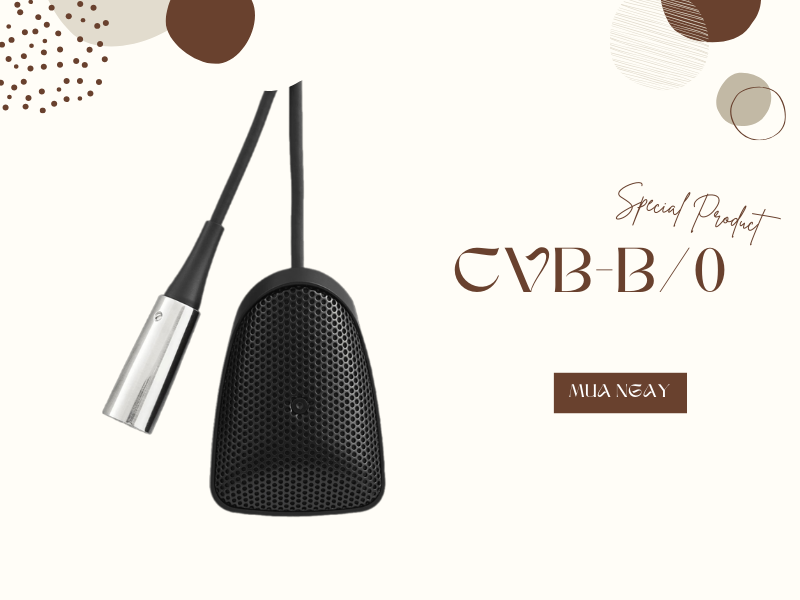 Micro mai rùa để bàn Shure CVB-BO