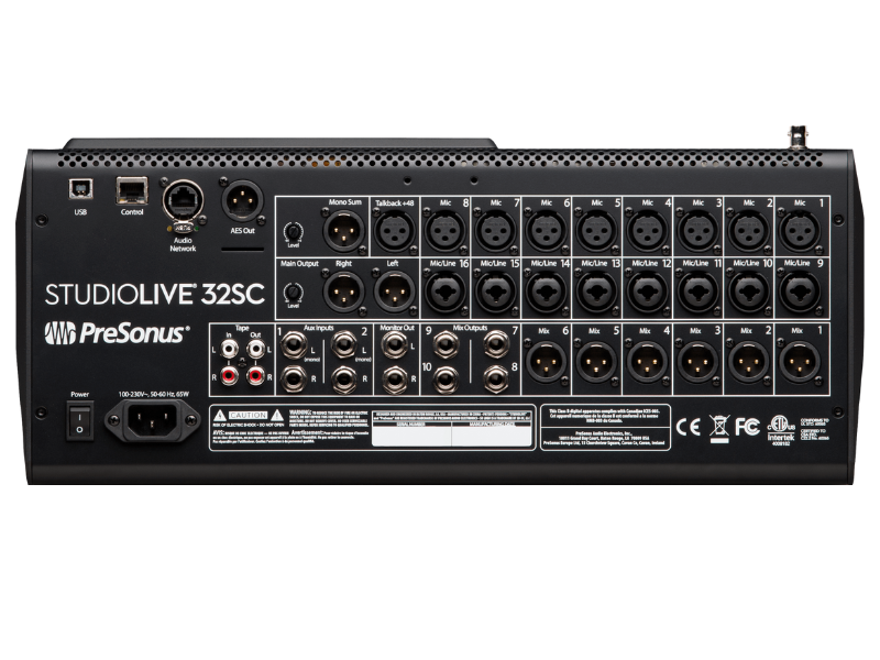 Mixer Presonus StudioLive 32SC