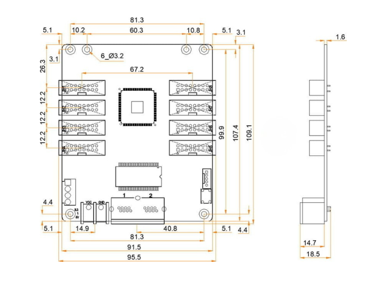 Card thu tín hiệu NovaStar DH7508-S
