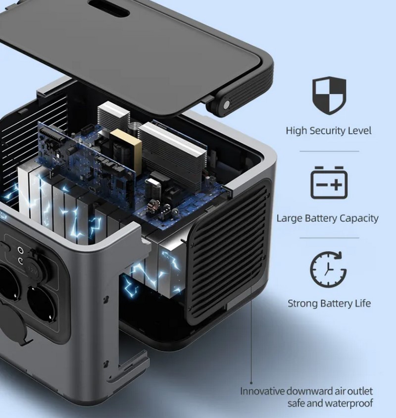 Trạm điện di động PISEN PowerWild 600W