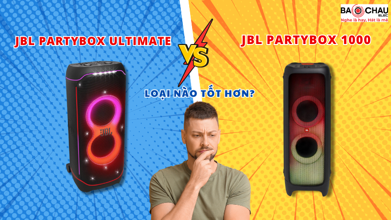 So sánh Loa JBL Partybox Ultimate vs Partybox 1000