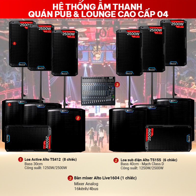 Hệ thống &acirc;m thanh qu&aacute;n PUB & Lounge&nbsp;cao cấp 04
