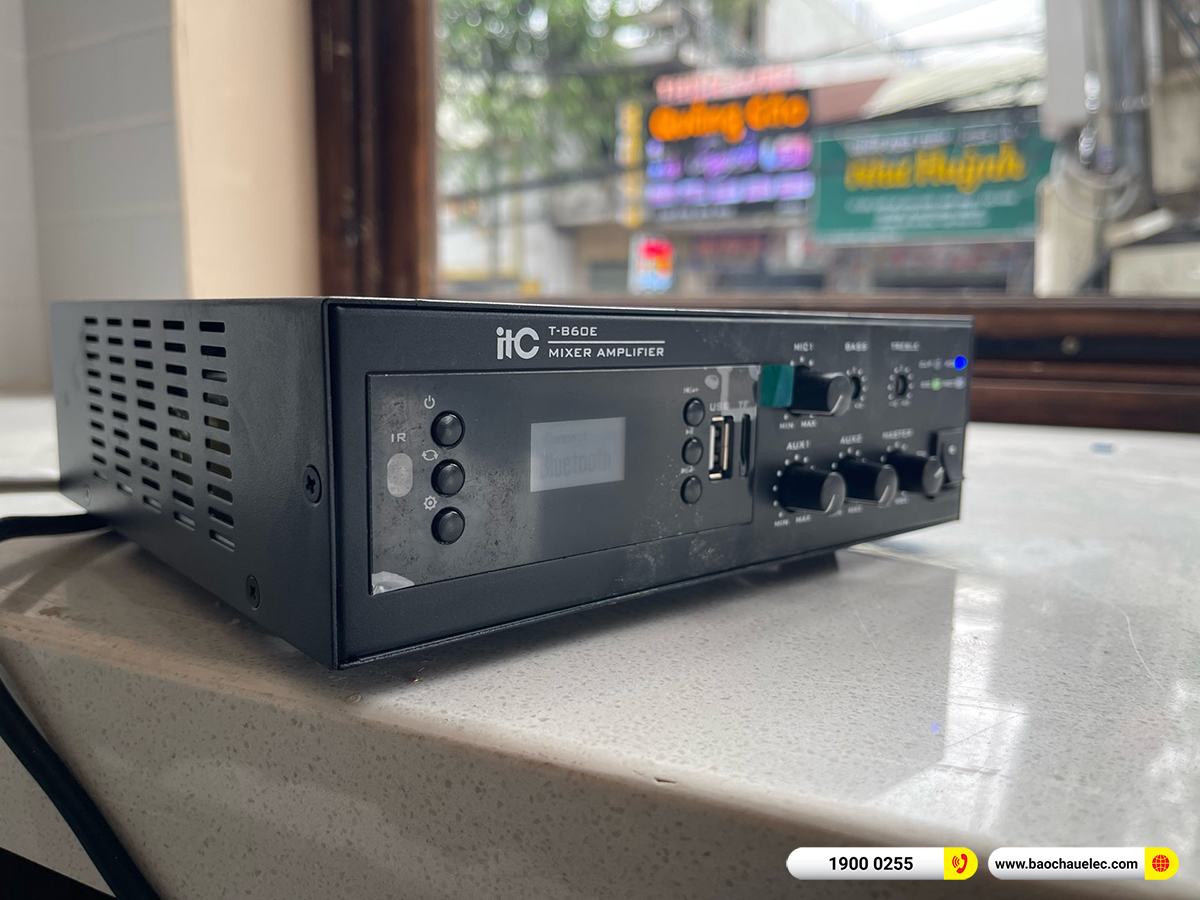 Lắp đặt &acirc;m thanh nhạc nền ITC cho cho qu&aacute;n Một G&oacute;c Cafe tại Đồng Nai 