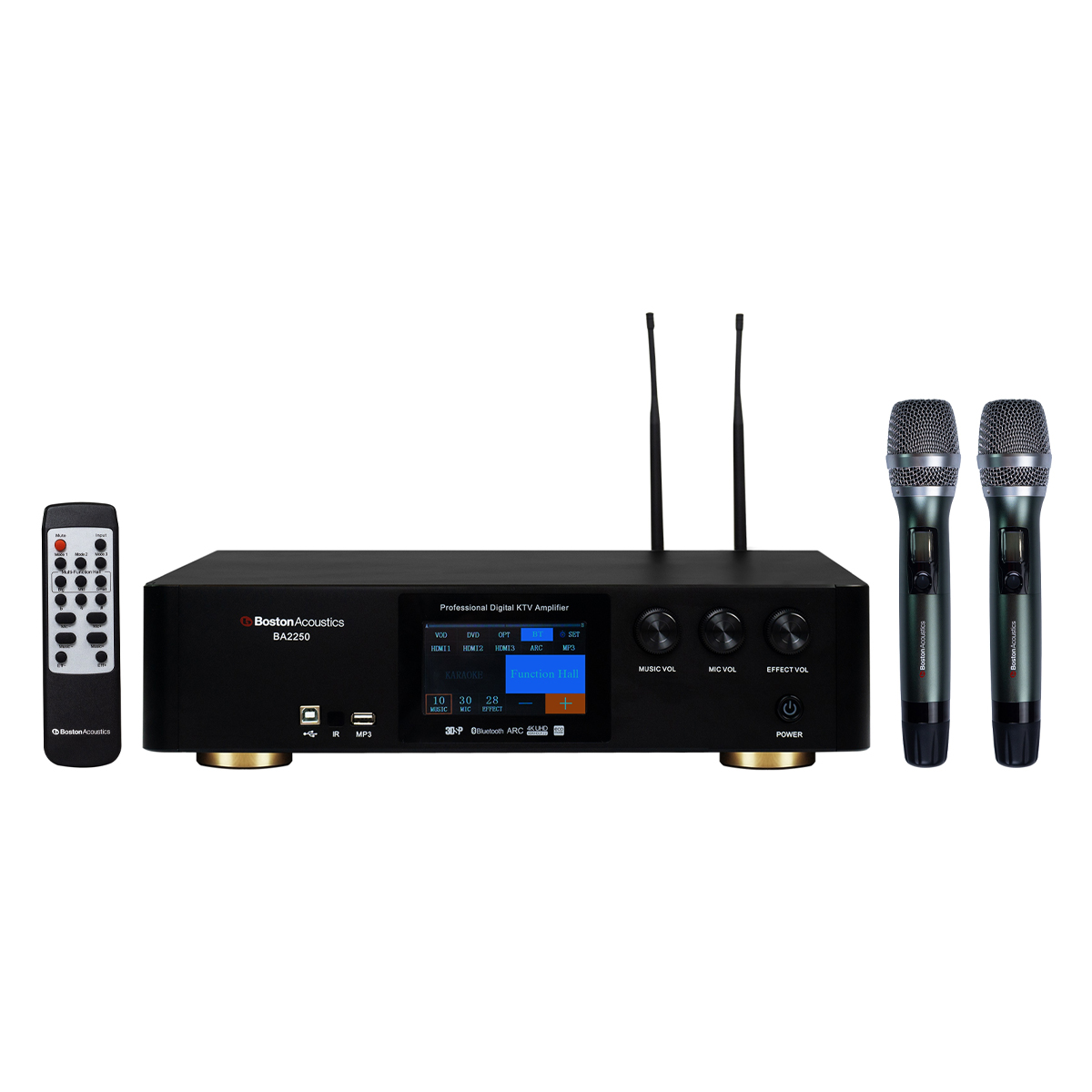 Ampli Karaoke Boston Acoustics BA2250 mới 2023, đa năng, giá rẻ