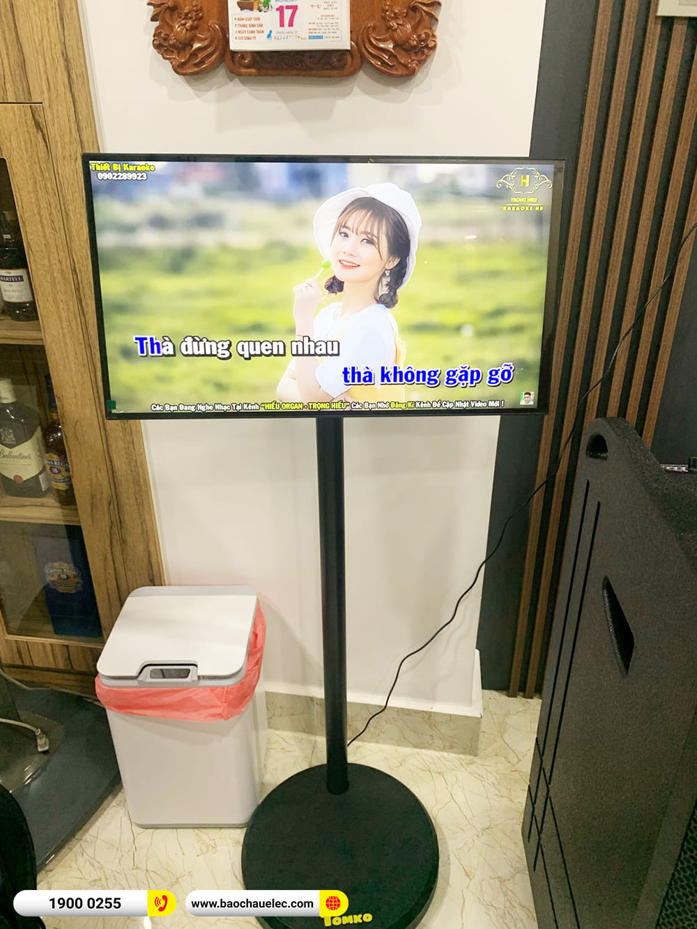 Bàn giao loa Arirang MK3 Max, màn hình Tomko hơn 14tr cho chị Phương ở TPHCM