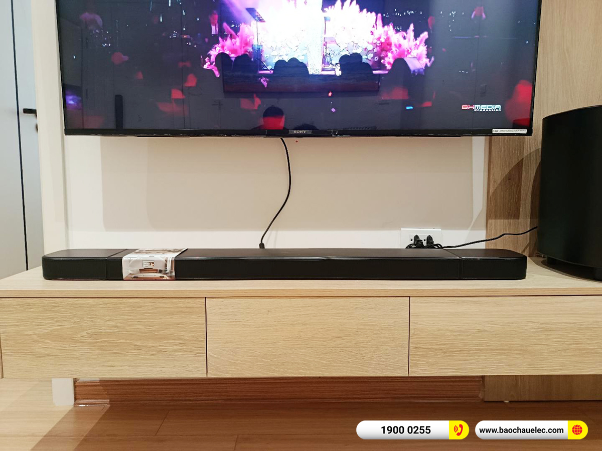 Lắp đặt Loa Soundbar JBL Bar 800MK2 hơn 24tr cho anh Trung tại Hà Nội